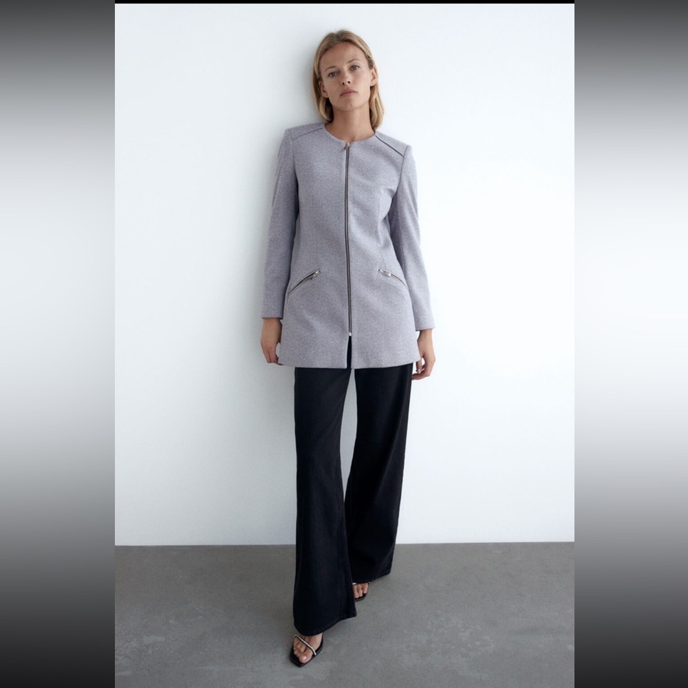 Zippered Frock Coat